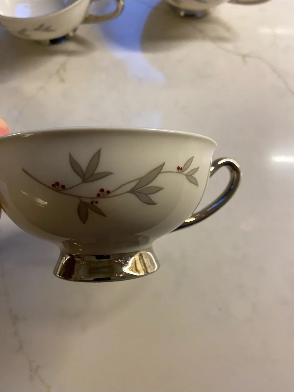 Harmony • Syracuse China • 10 tea cups and saucers + 10 dessert bowls